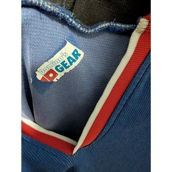 Dominos Pizza Gear Employee Polo Shirt Red/Blue/Black Short Sleeve Womens Size M - Picture 4 of 8